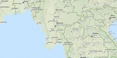 Gps žemėlapis Mianmaro)