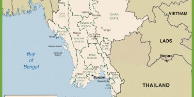 Birmos politinį žemėlapį