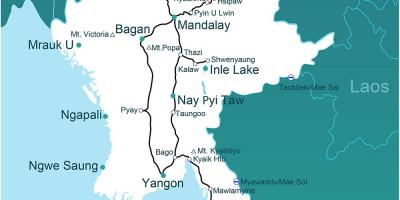 Vienas žemėlapis Mianmaro)